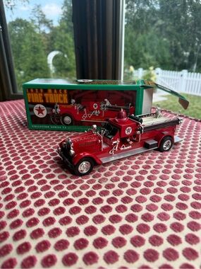 Red 1929 Mack Fire Truck from Texaco- Kids Vehicles